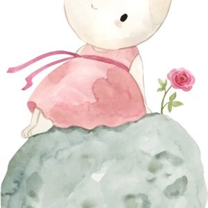 Vinilo Infantil Decorativo Coneja Varios Diseños 70cm X 60cm