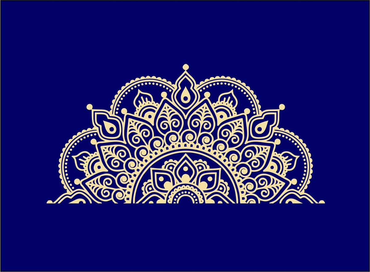 Vinilo Decorativo Pared Medio Mandala 80 Cm X 40cm - Imagen 14