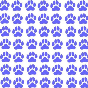 Vinilo Infantil Huellas Decorativo Plancha 40x30cm