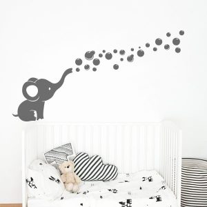 Vinilo Infantil Elefante Bebe Decorativo Creá Tu Vynilo