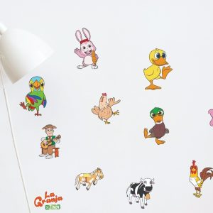 Vinilo Infantil La Granja De Zenon Plancha 1mt X 60cm