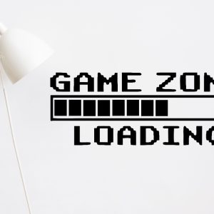 Vinilo Infantil Game Zone Videojuegos Decorativo 60cm