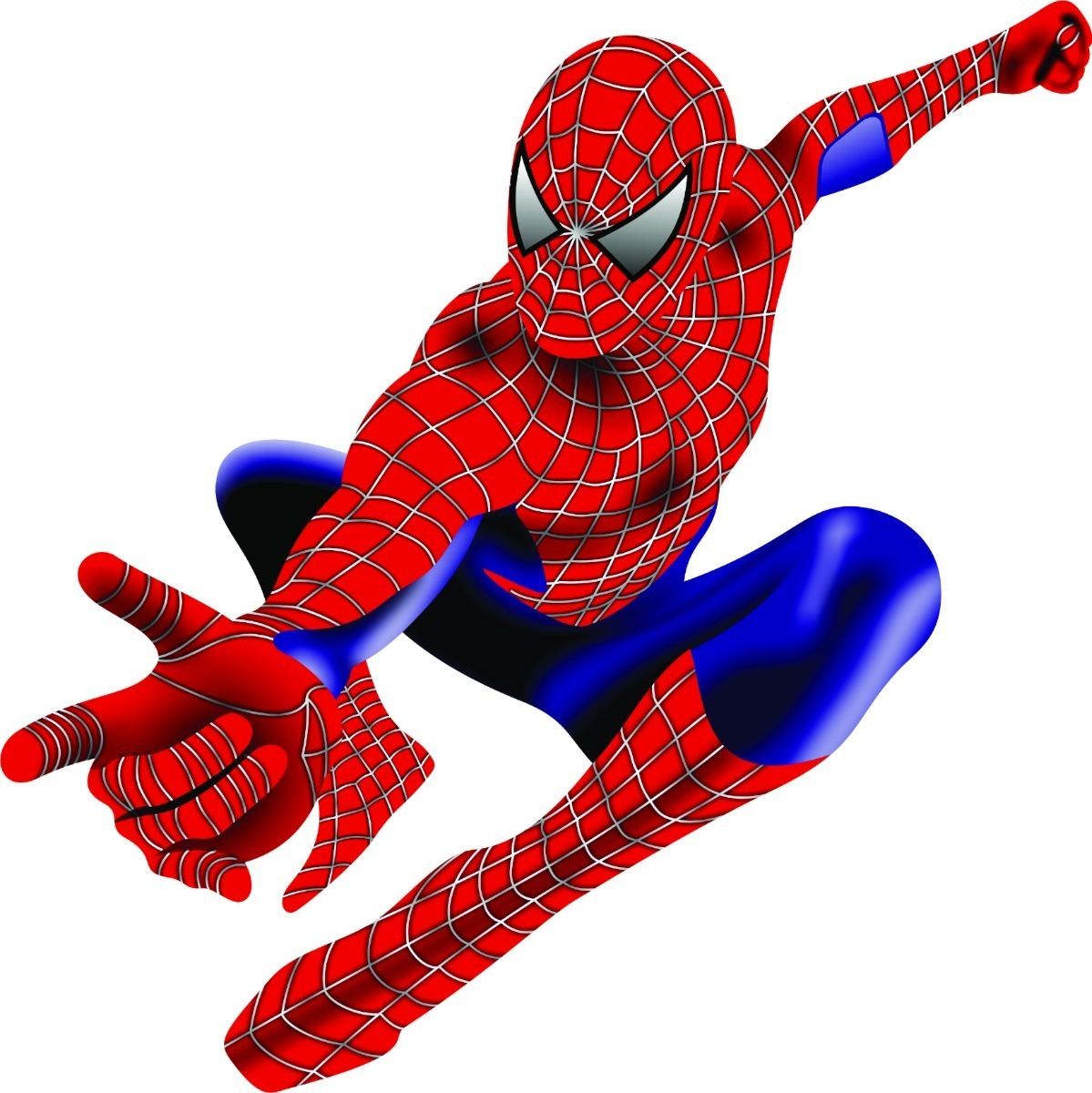Vinilos Infantil Hombre Araña Decorativo Pared 60x52 Color - Imagen 2