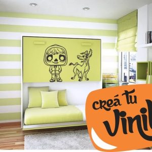 Vinilos Infantiles Coco Y Su Perro Pelicula. Decoracion 60cm
