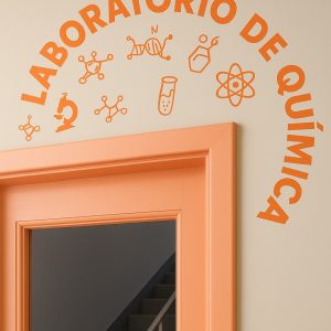 Vinilo Decorativo Proyecto Colegio Nombre de aulas