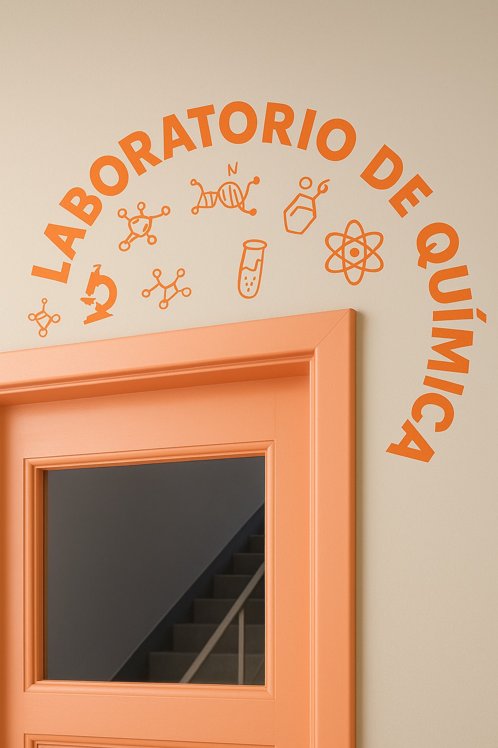 Vinilo Decorativo Proyecto Colegio Nombre de aulas