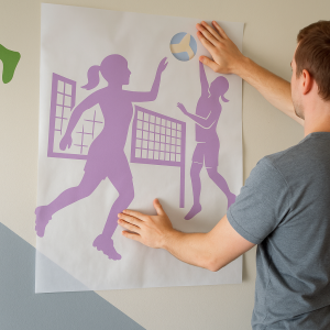 Vinilo Decorativo De deportes practicados en el colegio