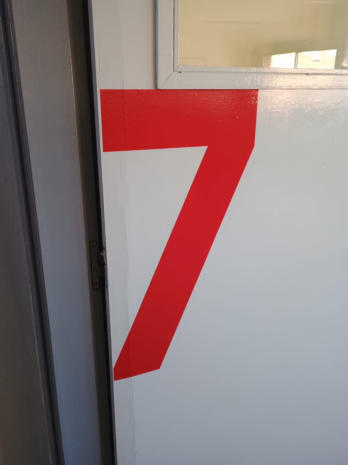 Vinilo Decorativo Numero de aulas