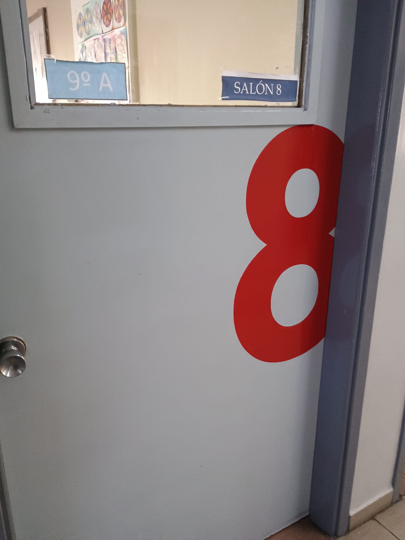 Vinilo Decorativo Numero de aulas - Imagen 9