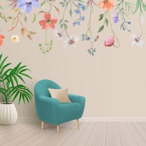 Vinilos impresos Murales diseño Flores primavera