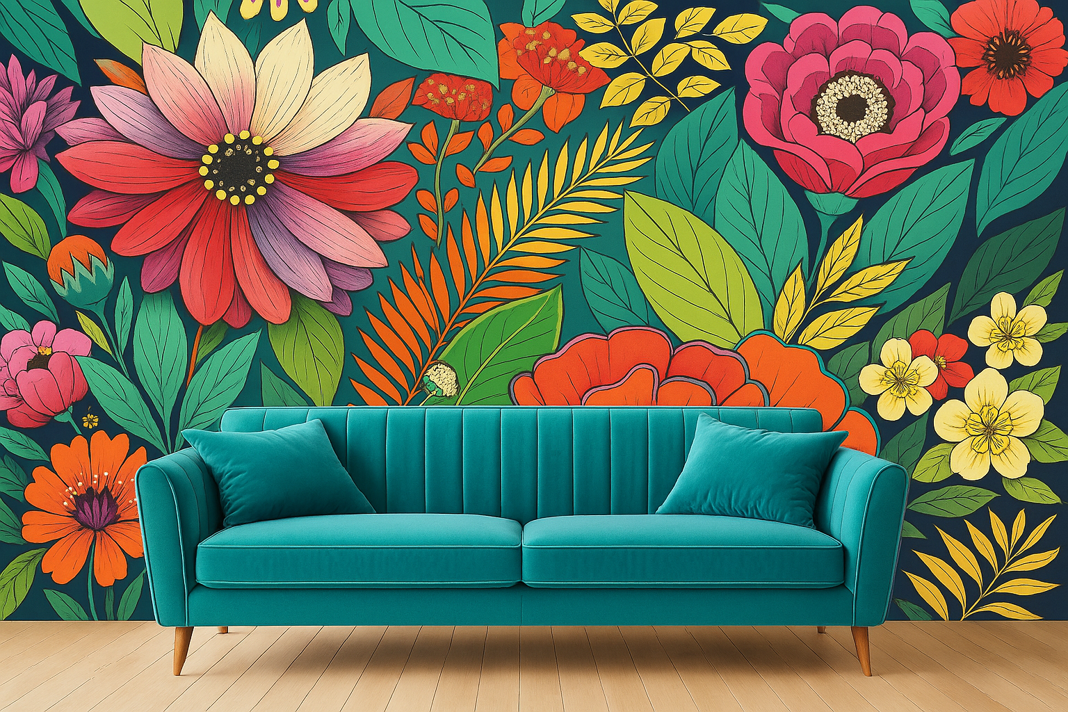 Vinilos Sticker Full color Murales primavera