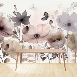 Vinilos impresos Murales diseño Artístico Flores