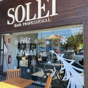 Vinilo Decorativo de Navidad Vidriera