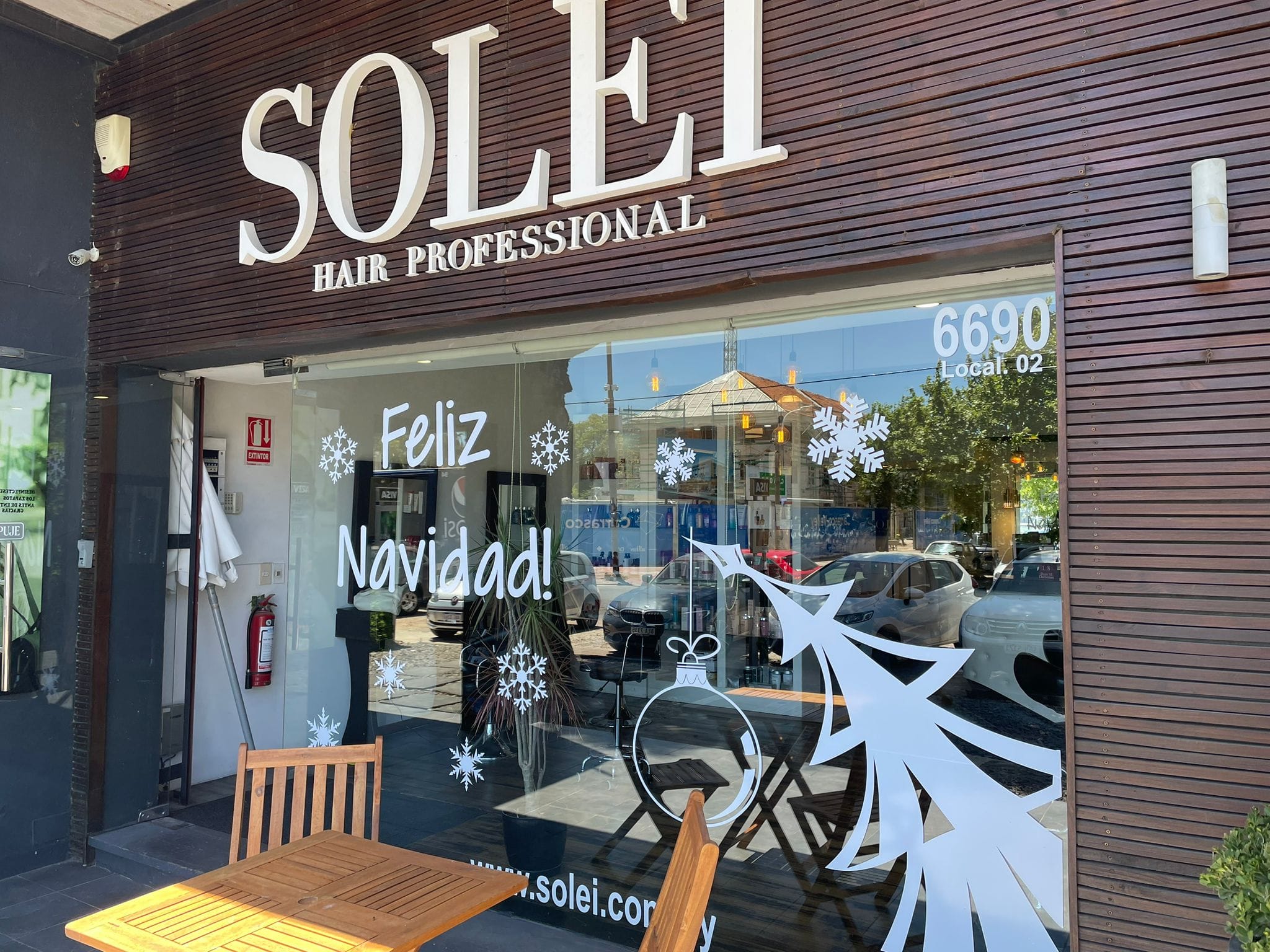 Vinilo Decorativo de Navidad Vidriera