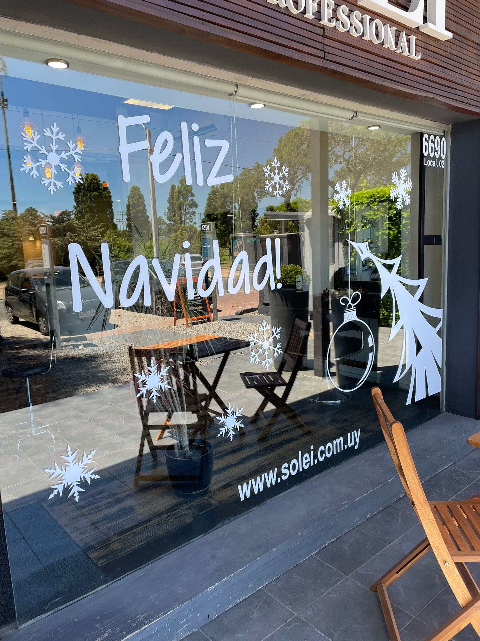 Vinilo Decorativo de Navidad Vidriera - Imagen 2