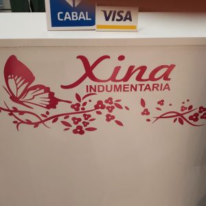 Vinilo Decorativo Mostrador de local Xina