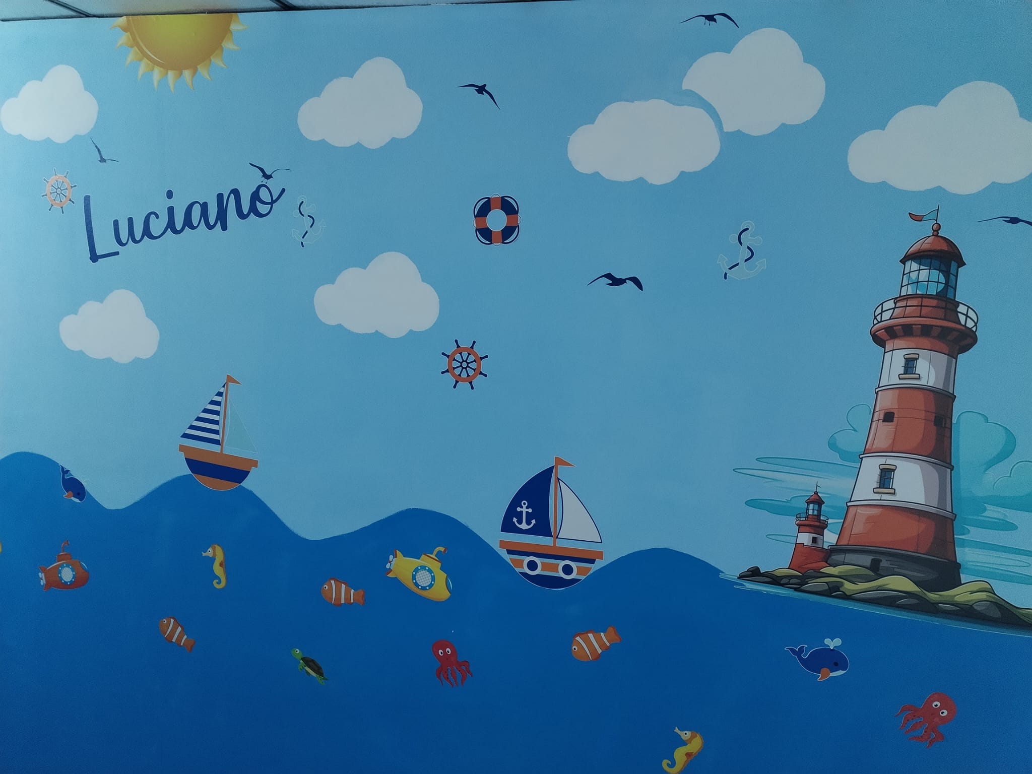 Vinilo Decorativo Proyecto para la habitación de Luciano - Imagen 2