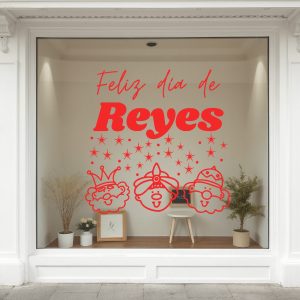 Vinilo Plancha Reyes Magos de corte
