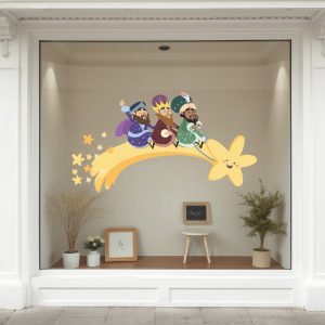 Vinilo Plancha Reyes magos impreso