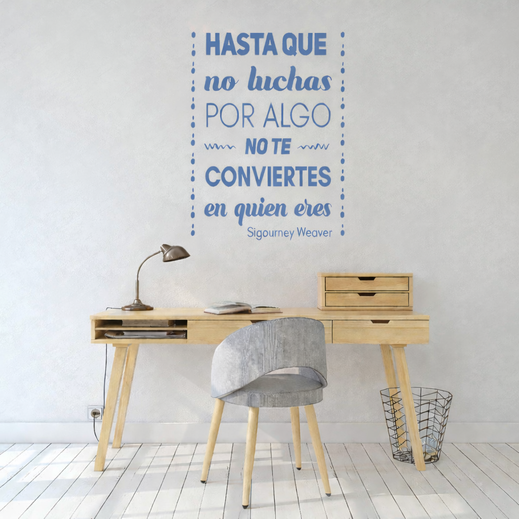 Vinilo frase "Hasta que no...." 45 x 60 - Imagen 5