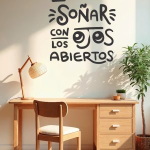 Vinilo frase "Leer es sonar...." 45 x 60