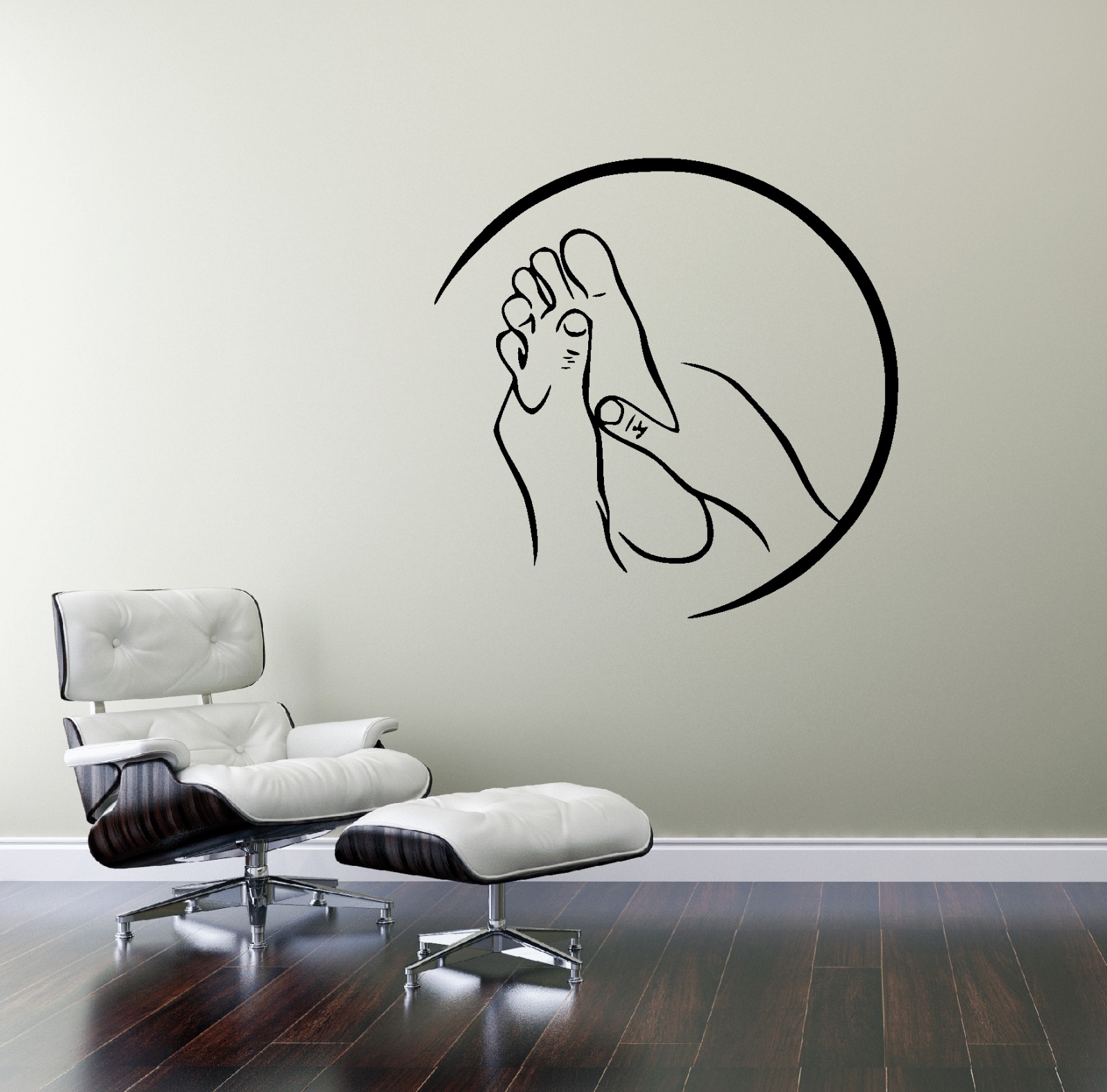 Vinilo Pared Masajes Manicure Spa Estilismo Belleza 1,20m x60 - Imagen 2