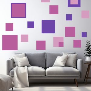 Vinilo Decorativo Planchas Varios Diseño Cuadrados 120x60