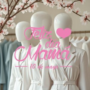 Vinilos Decorativo Vidriera Pared Modelo Dia de la Madre Mayo 60x60cm corazón