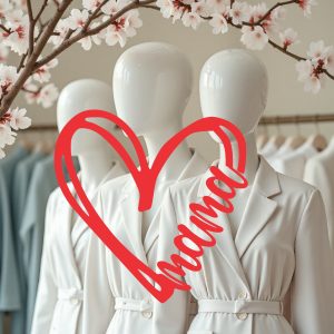 Vinilos Decorativo Vidriera Pared Modelo Dia de la Madre Corazon"Mama " 60x60cm