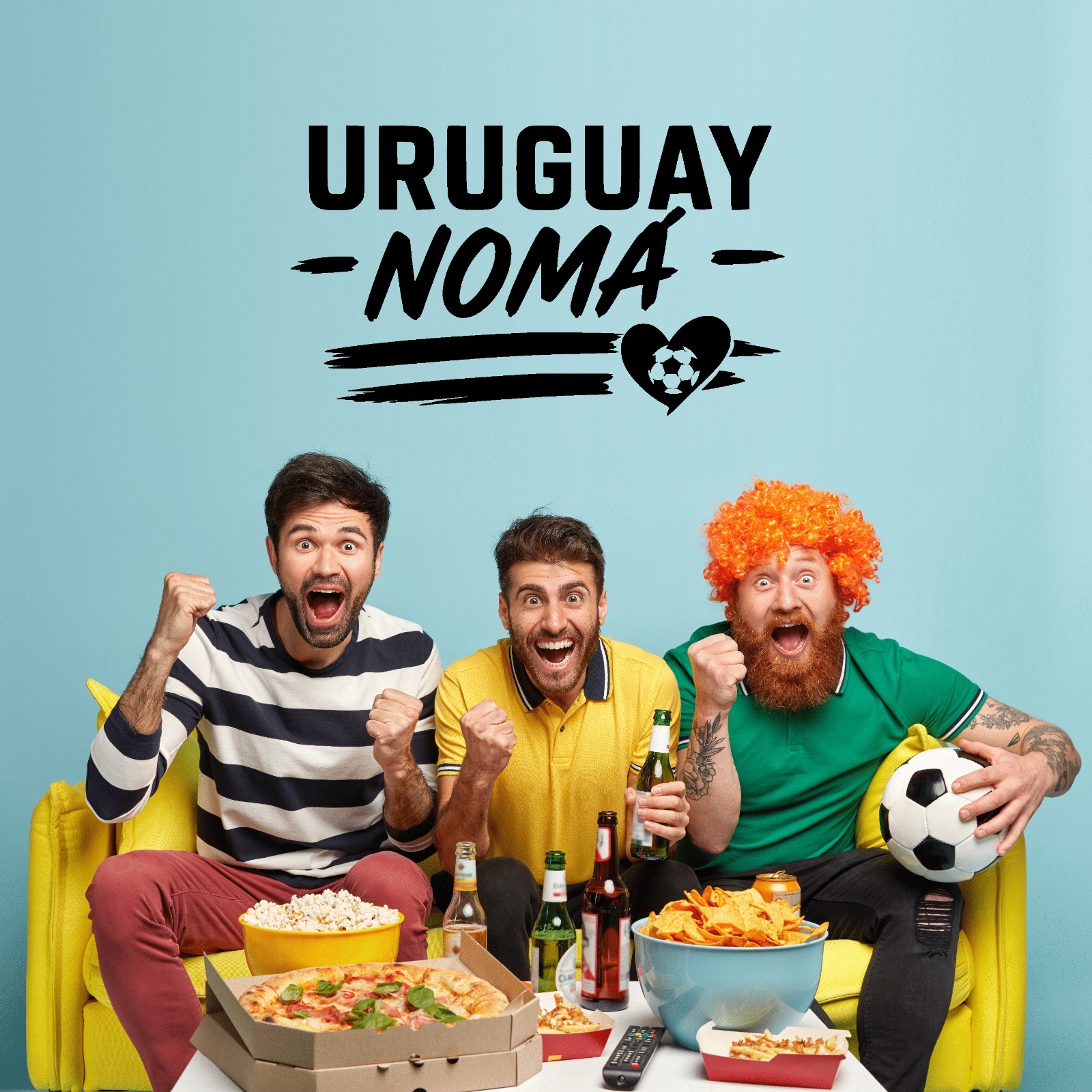 Vinilo Sticker Frase decorativa Futbol "Uruguay Noma.." Mundial Uruguay - Imagen 3