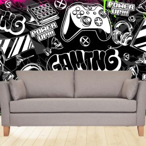 Vinilos  Sticker Full color Murales diseño Gaming Playstation