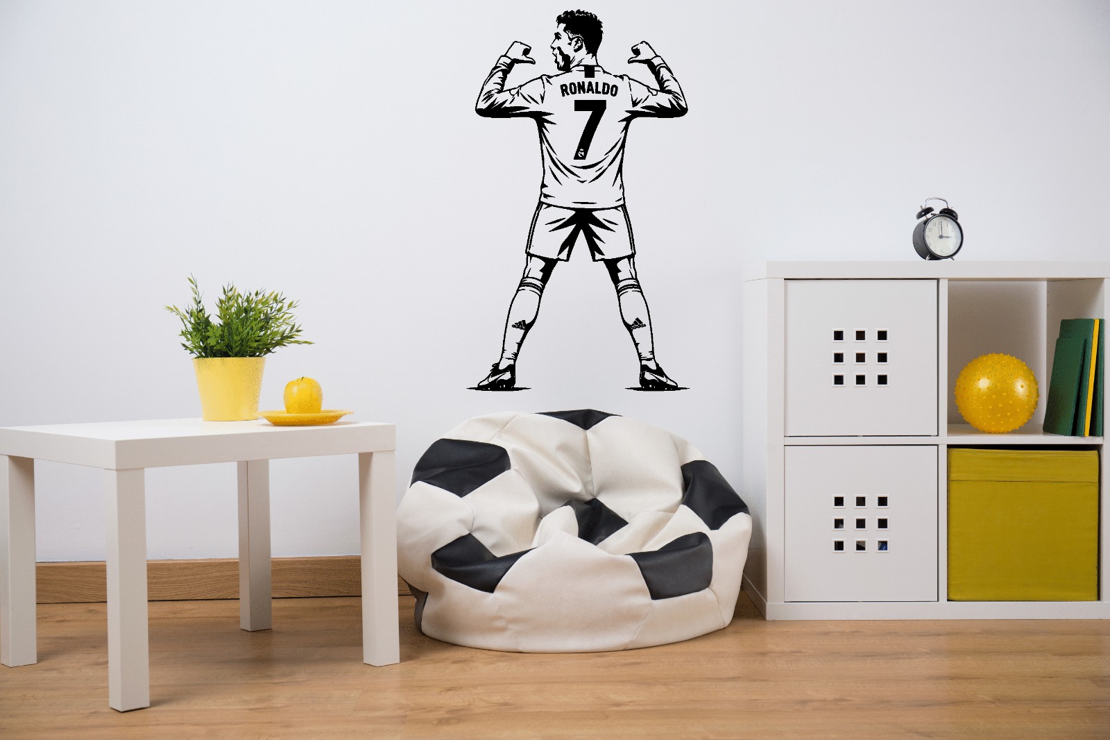 Vinilo Sticker Jugador decorativo Futbol "Cristiano Ronaldoi" Mundial Uruguay - Imagen 4