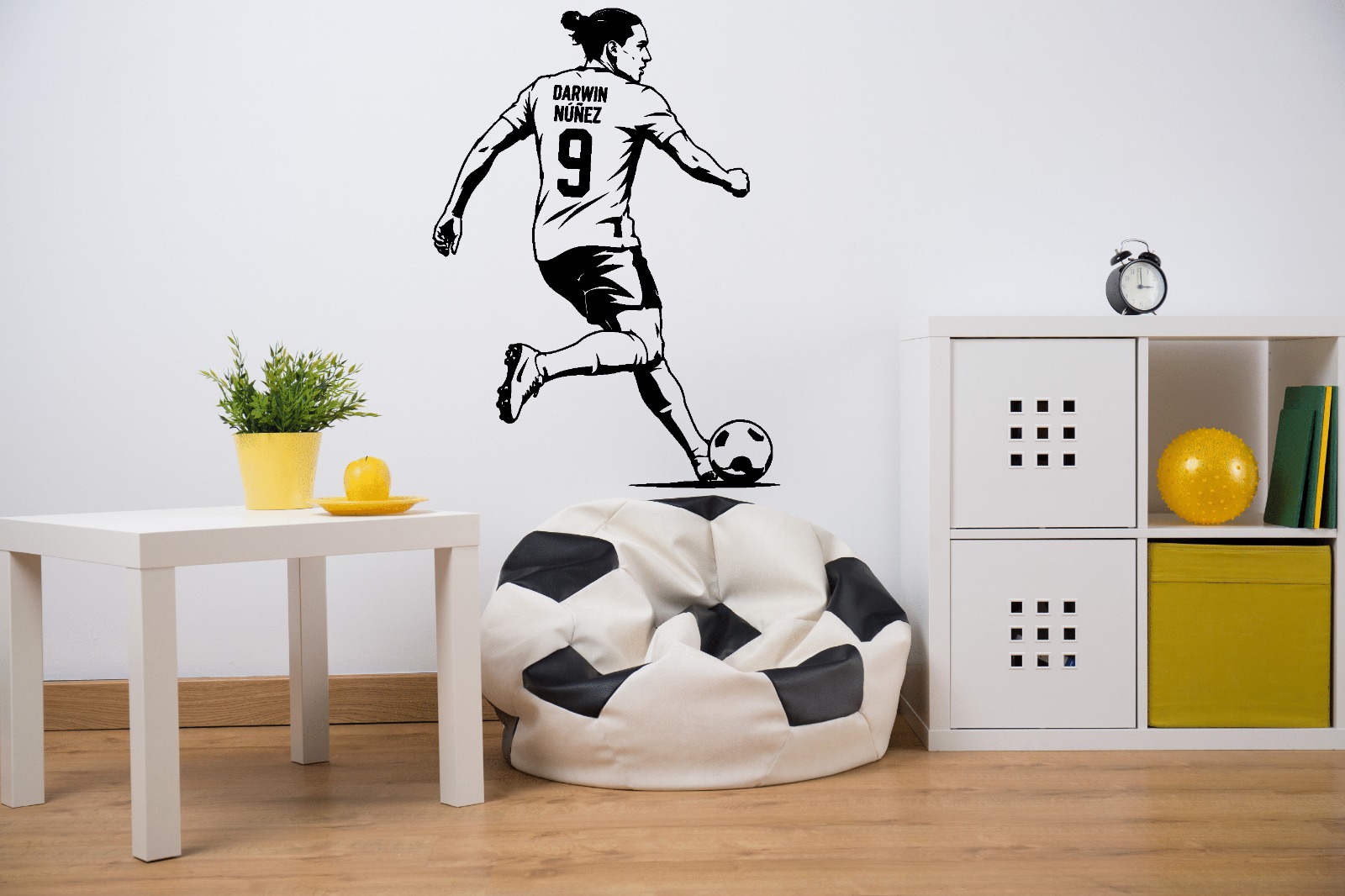 Vinilo Sticker Jugador decorativo Futbol "Darwin Nuñez" Mundial Uruguay - Imagen 4