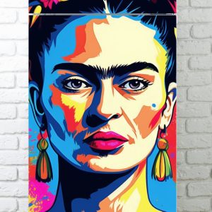 Vinilo Sticker un color Decorativo Cocina Heladera Frida