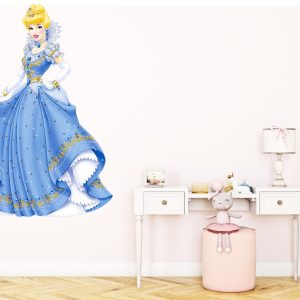 Vinilo Sticker Full color Infantil decorativo Princesa Cenicienta