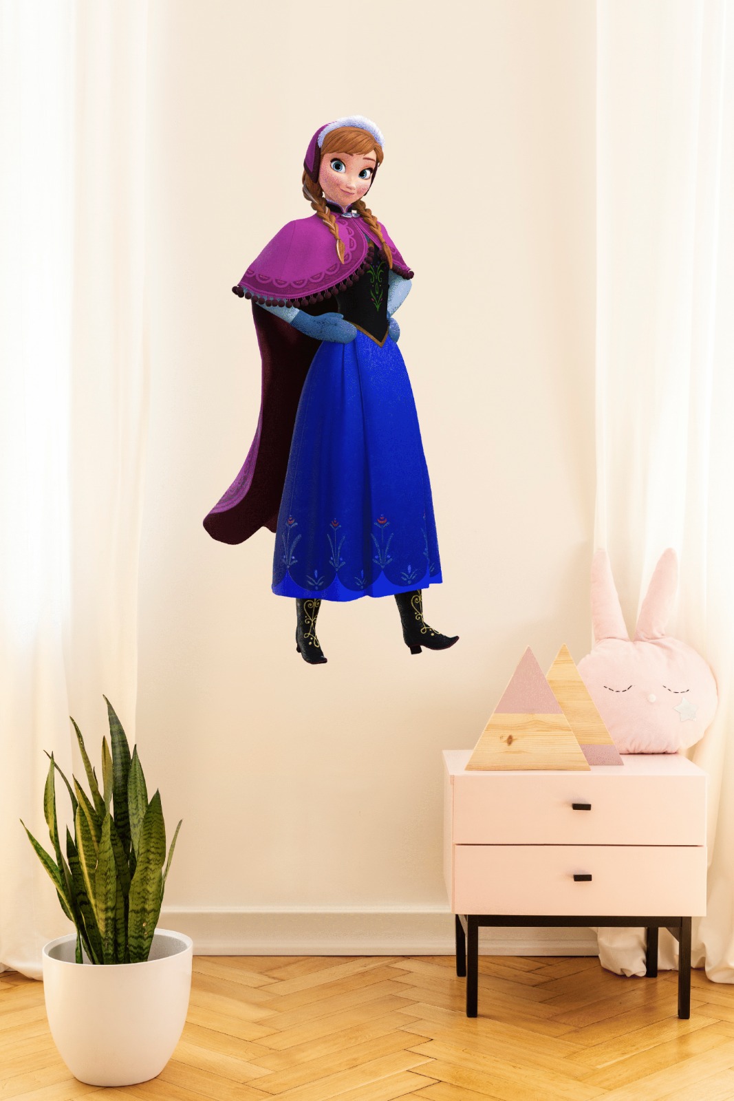 Vinilo Sticker Full color Infantil decorativo Princesa Ana - Imagen 3