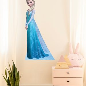 Vinilo Sticker Full color Infantil decorativo Princesa Elsa de frozen