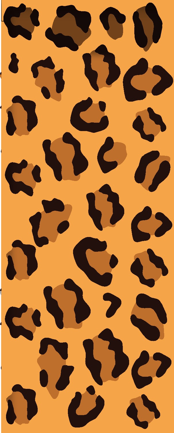 Vinilos Sticker Full Color Murales diseño Animal print Fondo Amarillo - Imagen 2