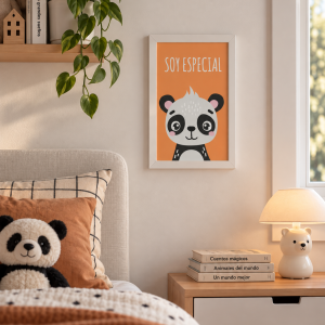Cuadros de la Colección "Soy" Animales de la selva Oso Soy especial