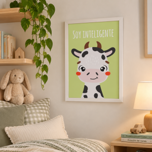 Cuadros "Soy Inteligente" Animales de la Granja Vaca
